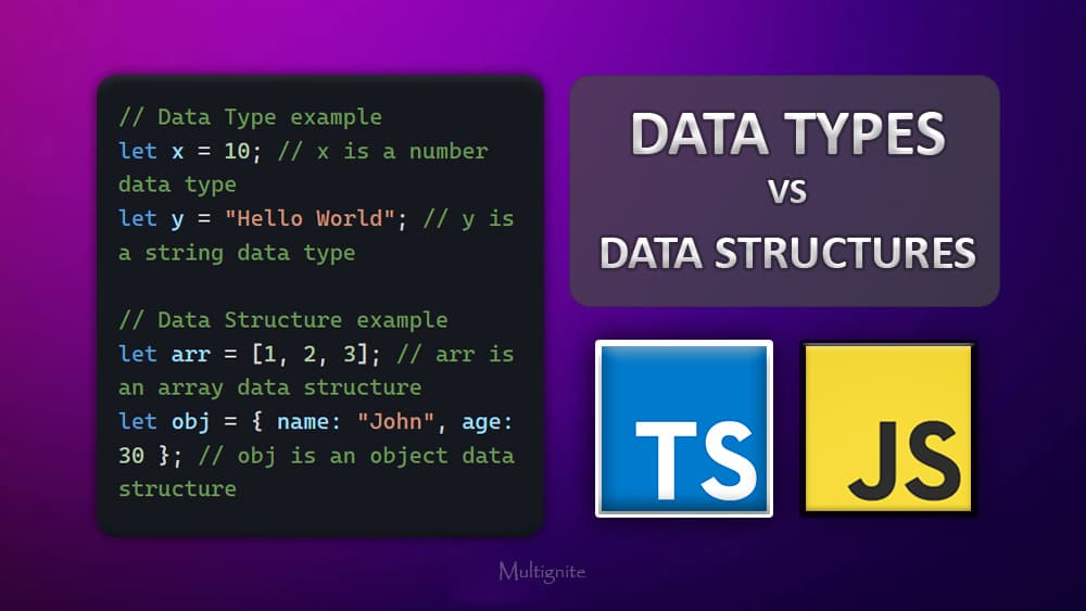Data Types in JavaScript and TypeScript - Simple & Code Examples